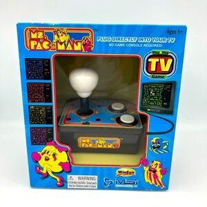 Vintage Ms. Pacman Gaming System MSi TV Arcade Plug And Play Into Your TV NIB